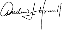 Andrew L. Howell Signature